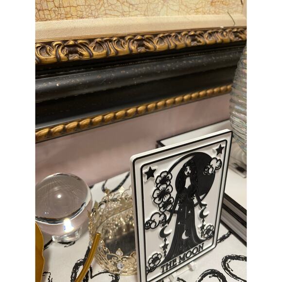 The Moon Tarot Card - Unique 3D Printed Art - Mystical Home Decor - Perfect Gift - Picture 3 of 3